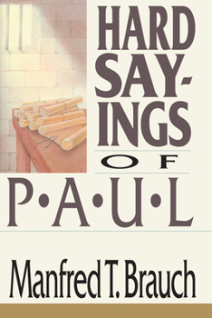 Paperback Hard Sayings of Paul Book