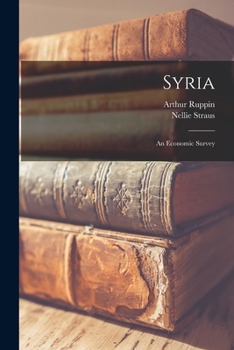 Paperback Syria: An Economic Survey Book