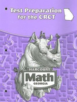 Paperback Harcourt Math Test Preparation for the Georgia CRCT, Grade 4 Book