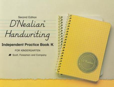 Paperback D'Nealian Handwriting, Independent Practice/Kindergarten Book