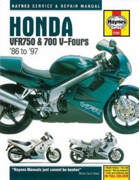 Hardcover Honda Vfr750 and 700 V-Fours 1986 Thru 1997 Book