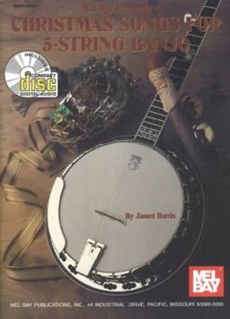 Paperback Christmas Songs for 5-String Banjo [With CD] Book