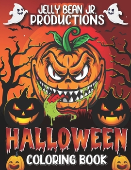 Paperback Jelly Bean Jr. Productions Halloween Coloring Book