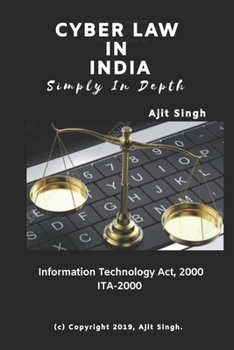 Paperback Cyber Law In India Simply In Depth Book