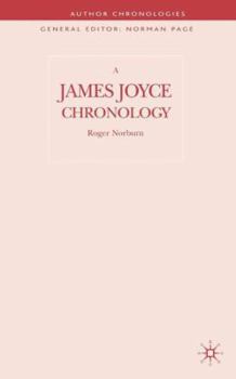 Hardcover A James Joyce Chronology Book