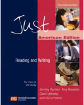 Paperback Just Reading and Writing Pre-Intermediate (AME) Book