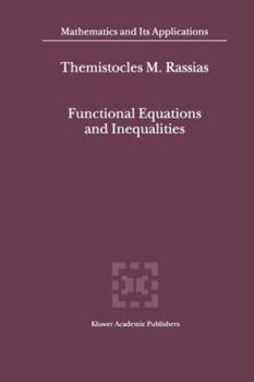 Paperback Functional Equations and Inequalities Book