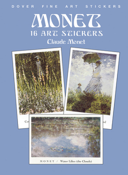 Paperback Monet: 16 Art Stickers Book