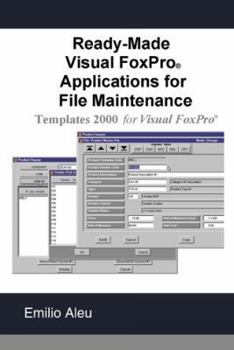 Paperback Ready-Made Visual Fox Pro Applications for File Maintenance Book
