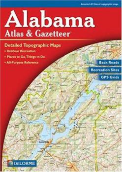 Paperback Delorme Atlas & Gazetteer: Alabama Book