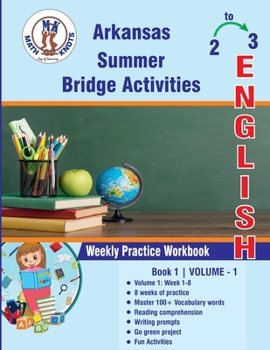 Paperback GRADE 2 TO 3 : ARKANSAS Summer English Bridge Activities Book