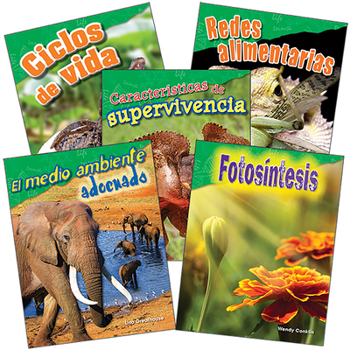 Paperback Life Science Grade 3 Spanish: 5-Book Set [Spanish] Book