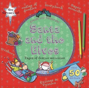 Paperback Santa and the Elves Book