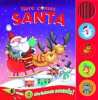 Hardcover Here Comes Santa (Sound Boards) Book