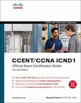 Hardcover CCENT/CCNA ICND1 Official Exam Certification Guide [With CDROM] Book
