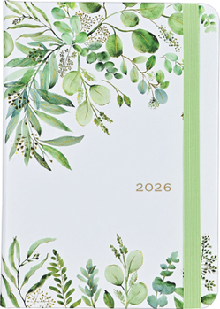 Calendar 2026 Eucalyptus Weekly Planner (16 Months, Sept 2025 to Dec 2026) Book
