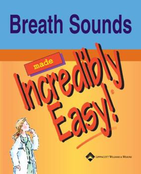 Paperback Breath Sounds Made Incredibly Easy [With CDROM] Book
