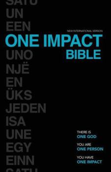 Paperback NIV, One Impact Bible, Paperback: One God. One Person. One Impact. Book