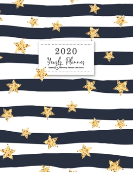 Paperback 2020 Yearly Planner: Agenda Manage Organizer Jan 1, 2020 to Dec 31, 2020 Weekly & Monthly Schedule Diary (Calendar 1 Year 12 Months) Academ Book