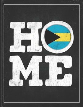 Home: Bahamas Flag Planner for Bahamian Coworker Friend from Nassau  Lightly Lined Pages Daily Journal Diary Notepad