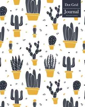 Dot Grid Journal: Notebook Planner with Unique Cactus Themed Cover Design