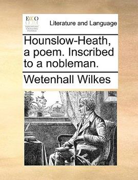 Paperback Hounslow-Heath, a poem. Inscribed to a nobleman. Book