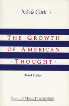 Paperback Growth of American Thought Book