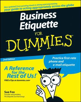 Business Etiquette for Dummies - Book  of the Dummies
