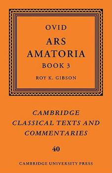 Paperback Ovid: Ars Amatoria, Book III Book