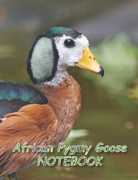Paperback African Pygmy Goose NOTEBOOK: Notebooks and Journals 110 pages (8.5"x11") Book