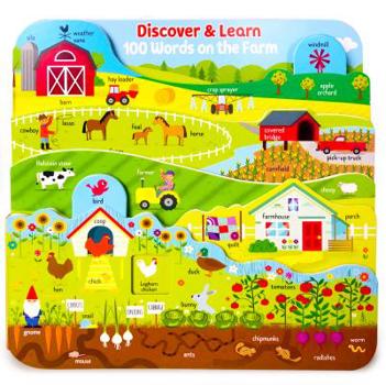 Board book 100 Words on the Farm Book