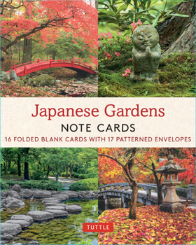 Misc. Japanese Gardens, 16 Note Cards: 16 Different Blank Cards with Envelopes in a Keepsake Box! Book