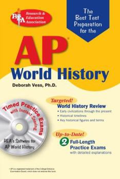 Paperback The Best Test Preparation for the AP World History Exam [With CDROM] Book