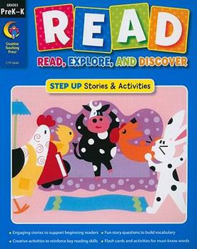 Paperback Read, Explore, and Discover, Grade PreK-K: Step Up Stories & Activities Book