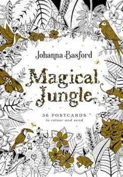 Paperback Magical Jungle: 36 Postcards to Colour and Send (Colouring) Book