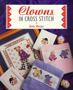 Paperback Clowns in Cross Stitch Book