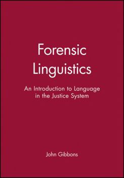 Paperback Forensic Linguistics Book