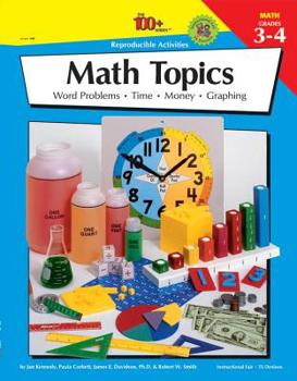 Paperback Math Topics, Grades 3 - 4 Book
