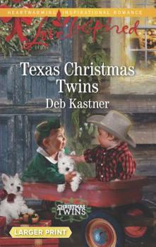 Mass Market Paperback Texas Christmas Twins [Large Print] Book