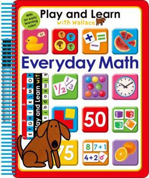 Spiral-bound Play and Learn with Wallace: Everyday Math Book