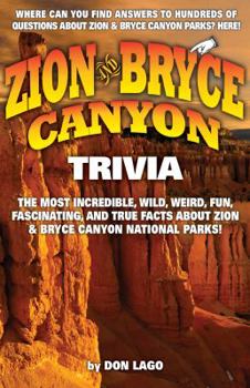 Paperback Zion and Bryce Canyon Trivia Book