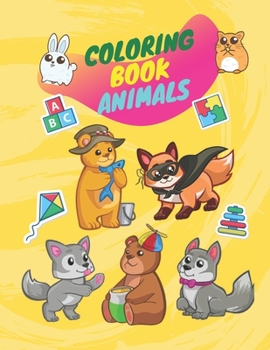 Paperback Coloring book animals: Coloring book for kids Book