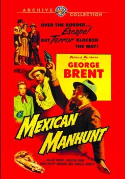 DVD Mexican Manhunt Book