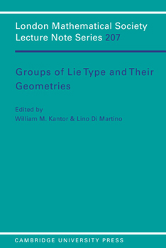 Paperback Groups of Lie Type and Their Geometries Book