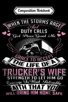 Composition Notebook: Truckers Prayer Truck Driver Gif For Men And Women  Journal/Notebook Blank Lined Ruled 6x9 100 Pages