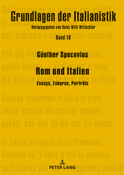 Hardcover Rom und Italien: Essays, Exkurse, Portraets [Italian] Book