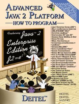 Paperback Advanced Java 2 Platform How to Program [With CDROM] [With CDROM] Book