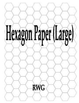 Paperback Hexagon Paper (Large): 100 Pages 8.5" X 11" Book