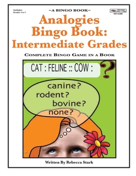 Paperback Analogies Bingo Book: Intermediate Grades: Complete Bingo Game In A Book