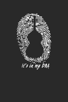 Paperback It's in my DNA: Cello Notebook 6 x 9 (A5) Graph Paper Squared Journal Gift For Cellists (108 Pages) Book